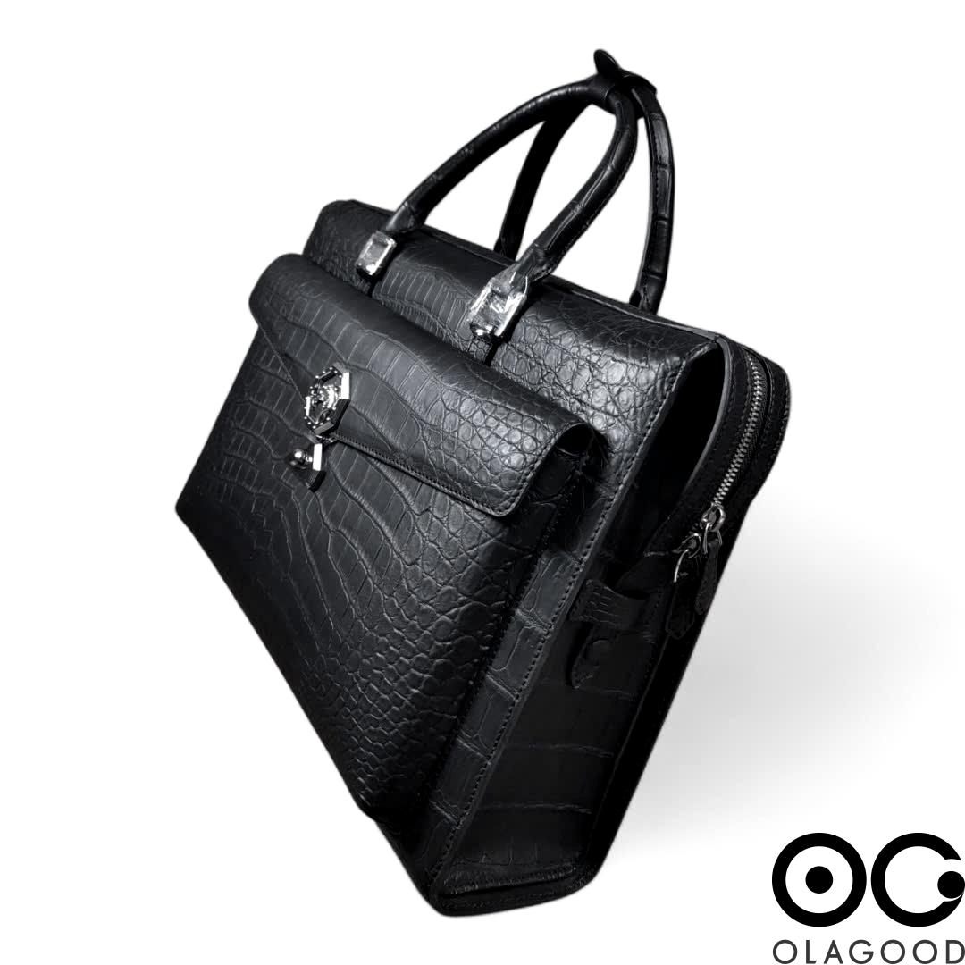 Túi xách công sở da cá sấu nile nhập khẩu - CLT0138S - Hình ảnh 5