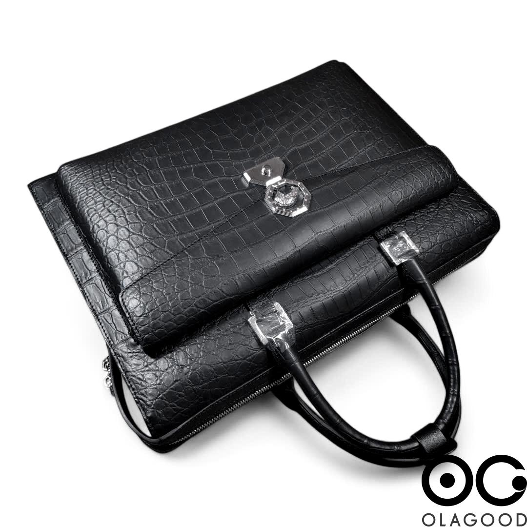 Túi xách công sở da cá sấu nile nhập khẩu - CLT0138S - Hình ảnh 6