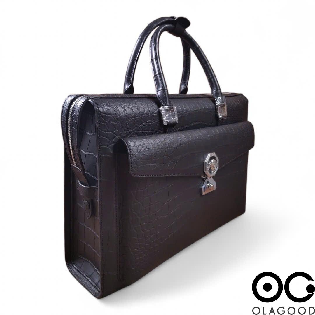 Túi xách công sở da cá sấu nile nhập khẩu - CLT0138S - Hình ảnh 4