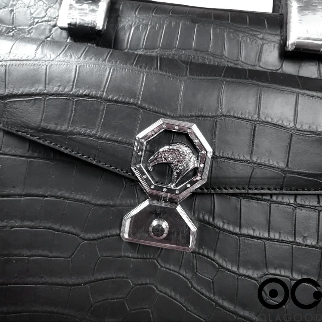 Túi xách công sở da cá sấu nile nhập khẩu - CLT0138S - Hình ảnh 10