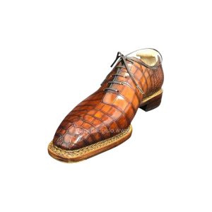 Giày nam da cá sấu – Cấu trúc Norwegian handmade - GNG0124S