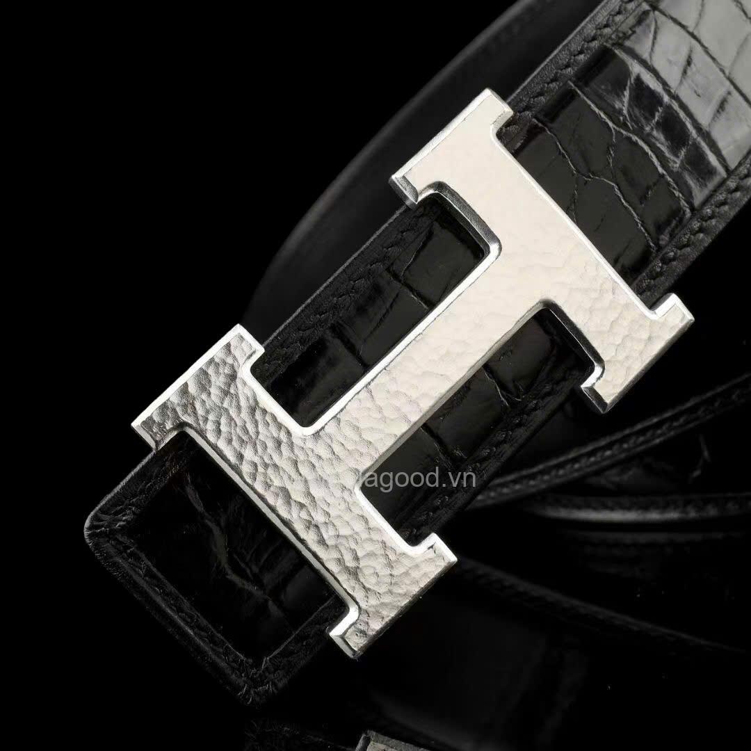 Thắt lưng da cá sấu - Khóa bạc ý S925 vẩy rồng - TLB0175S - Hình ảnh 7