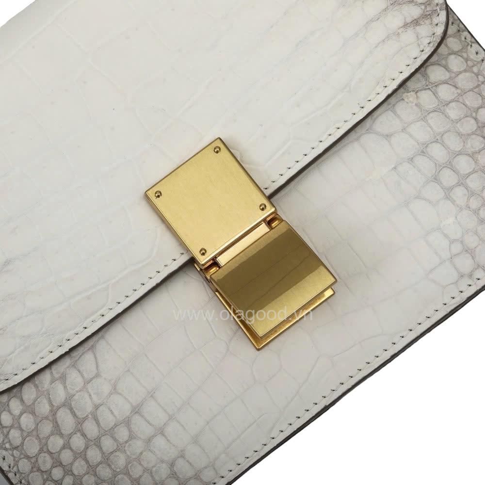 Túi nữ đeo vai da cá sấu - TXF0212S - Hình ảnh 10