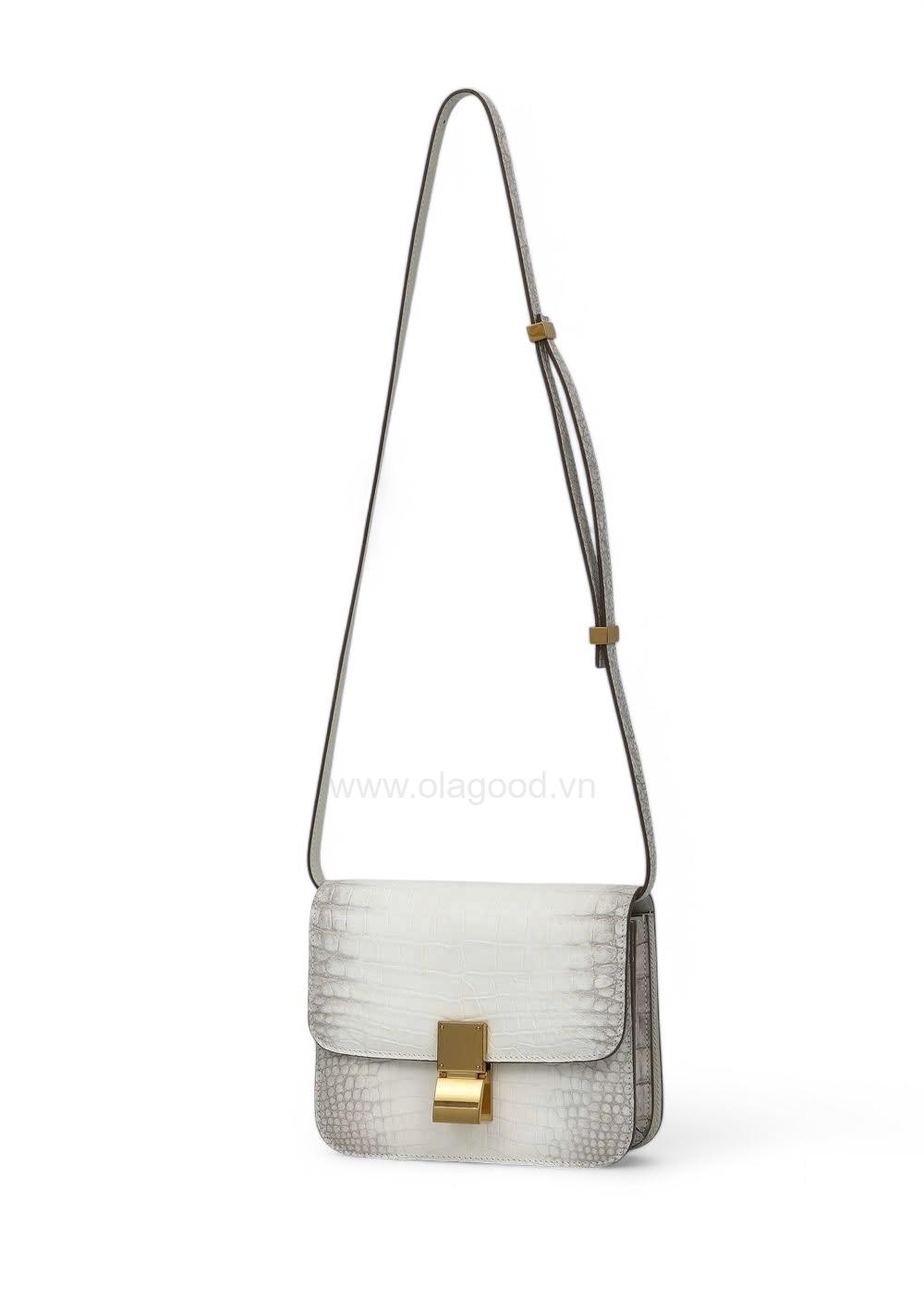 Túi nữ đeo vai da cá sấu - TXF0212S - Hình ảnh 4