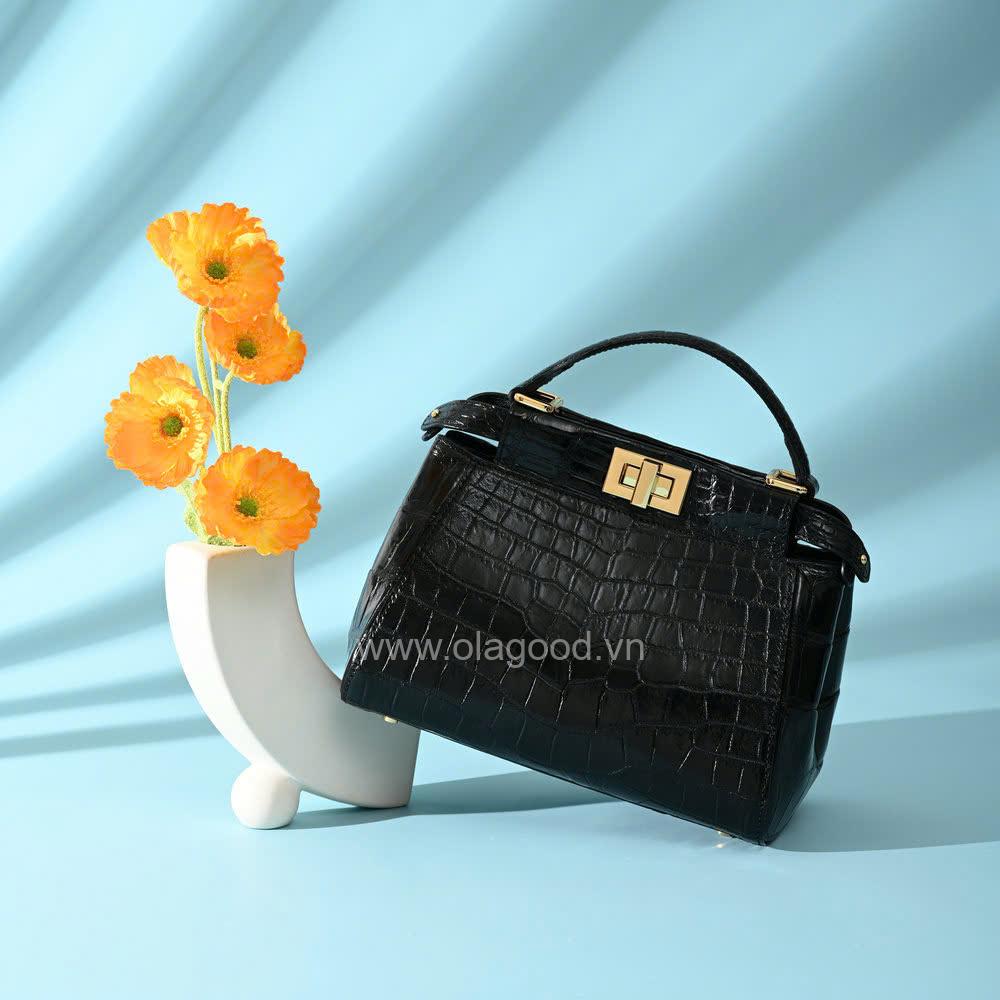Túi xách da cá sấu nữ - TXF0216S - Hình ảnh 14