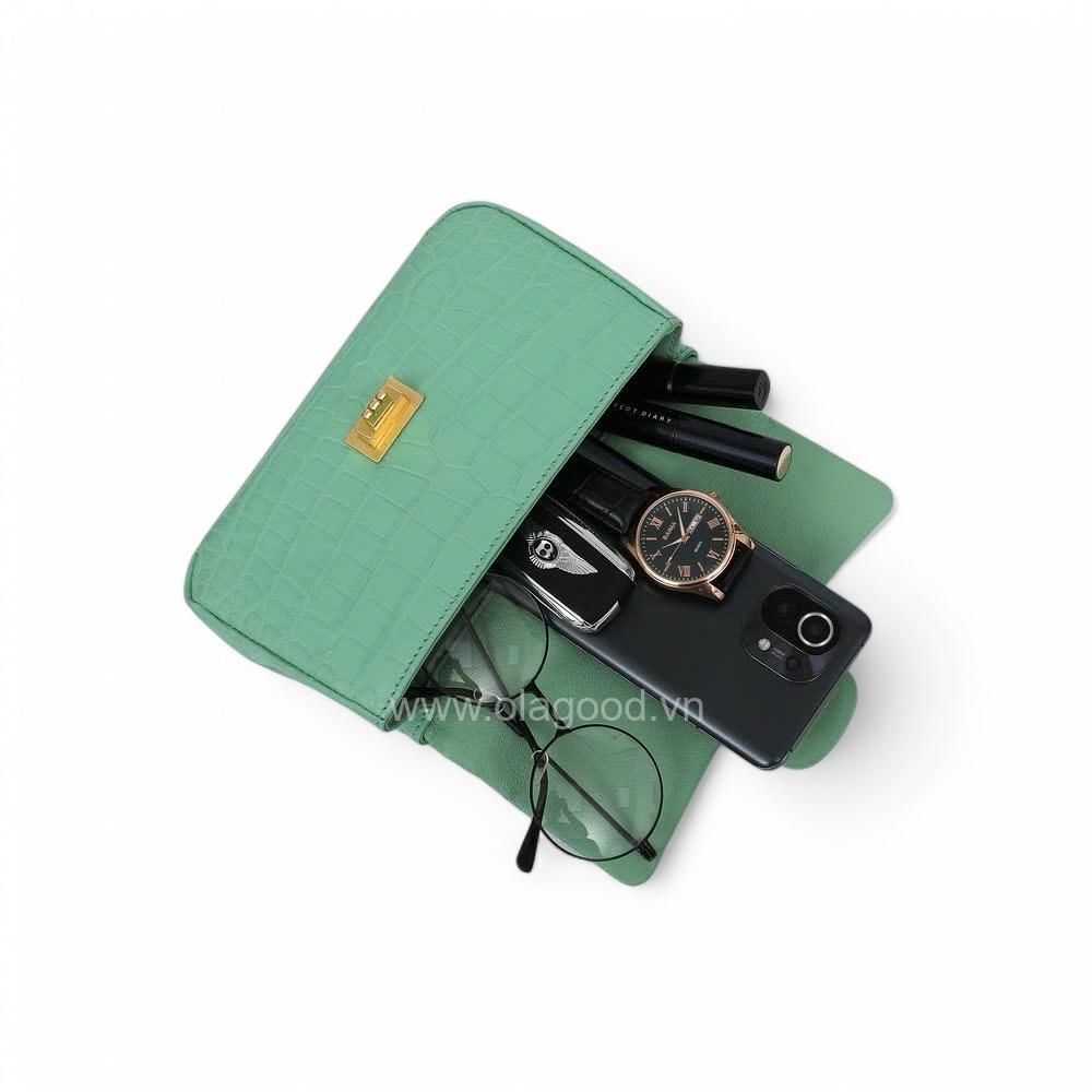 Túi xách da cá sấu nữ - TXF023S - Hình ảnh 9