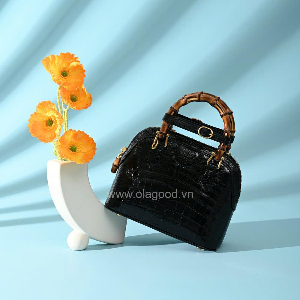 Túi xách da cá sấu nữ hàng hiệu - TXF0219S - Hình ảnh 15