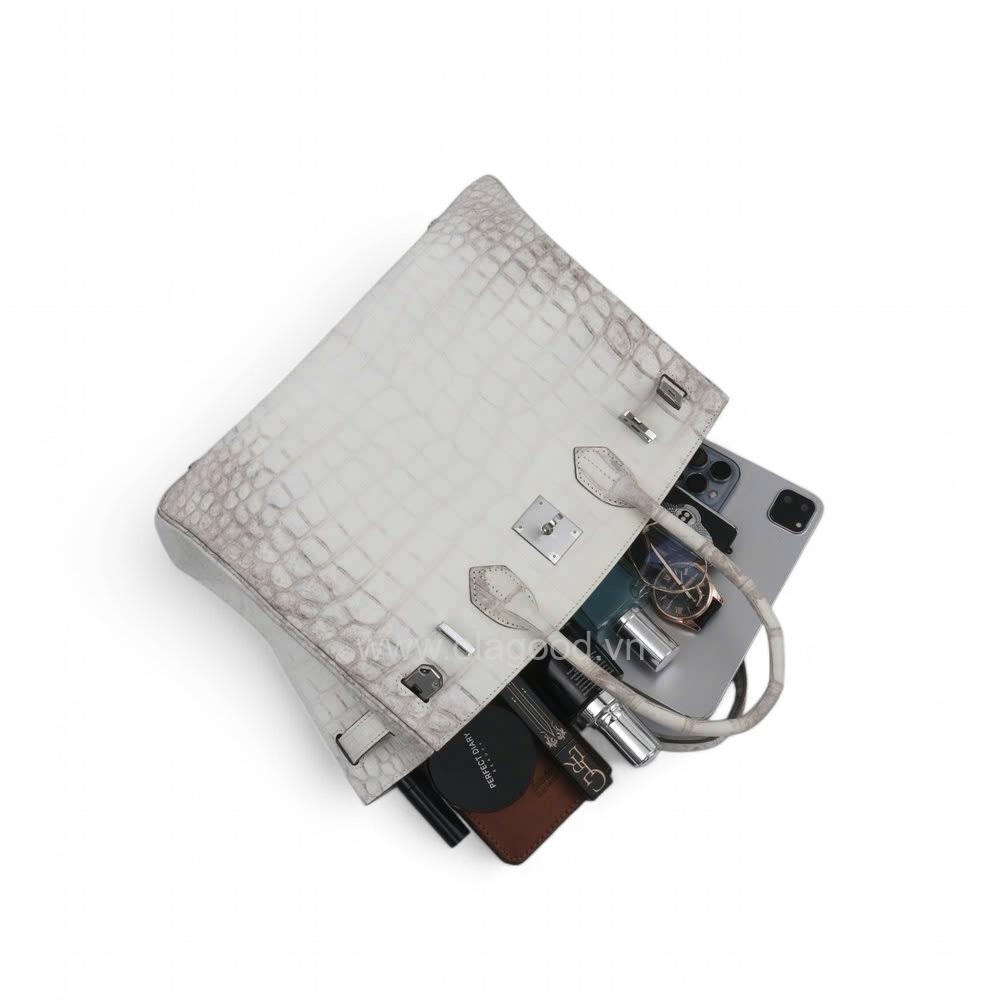 Túi xách nữ birkin 30 da cá sấu himalaya - TXF0220S - Hình ảnh 5