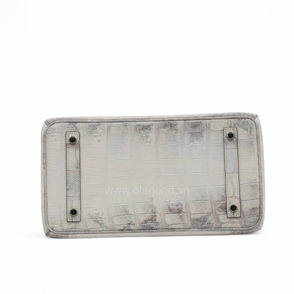 Túi xách nữ birkin 30 da cá sấu himalaya - TXF0220S - Hình ảnh 7