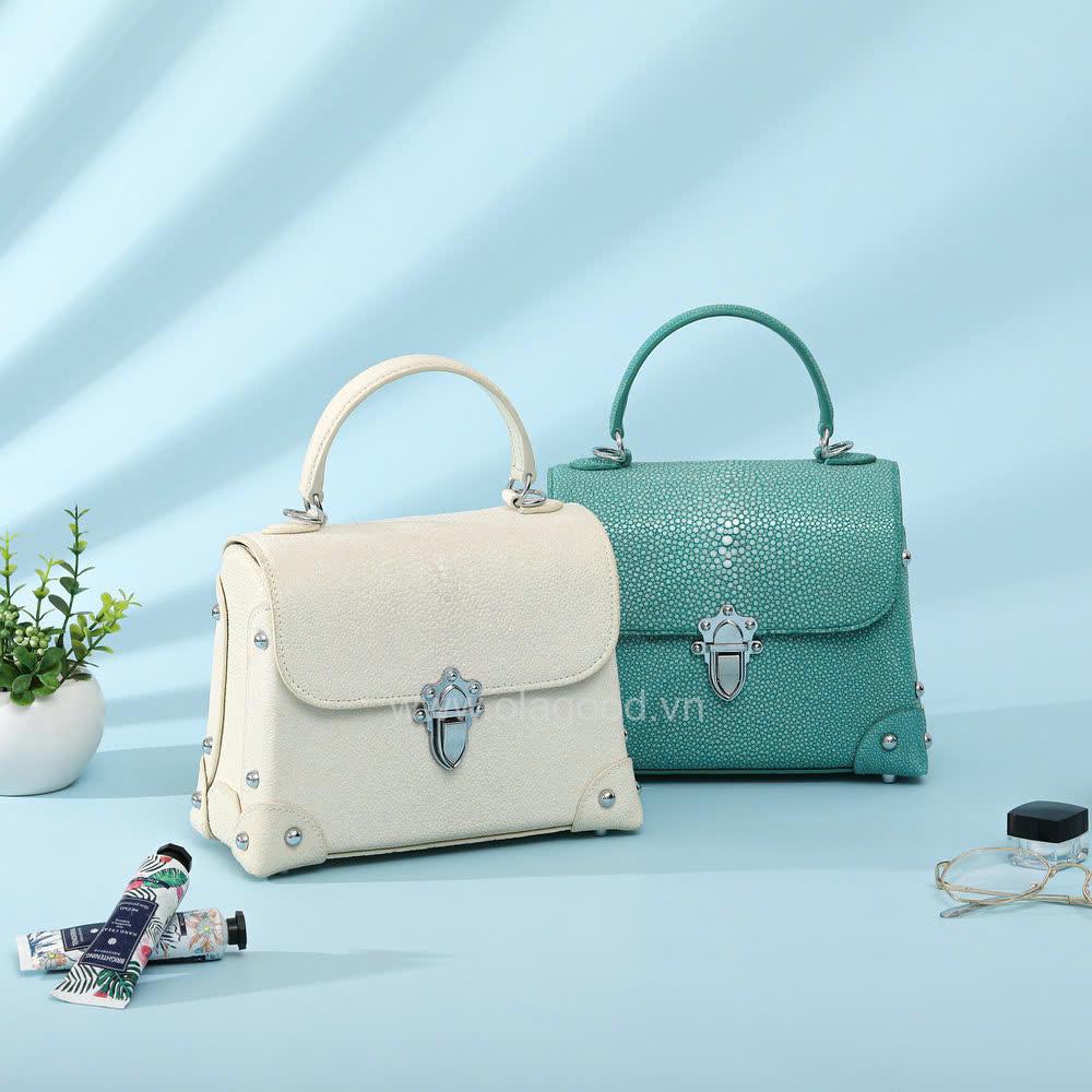 Túi xách nữ da cá đuối - TXND027D - Hình ảnh 15