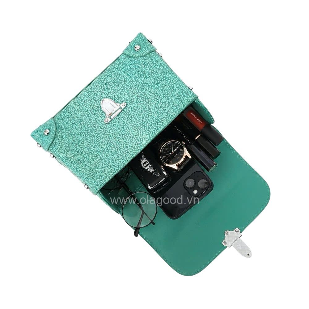 Túi xách nữ da cá đuối - TXND027D - Hình ảnh 5