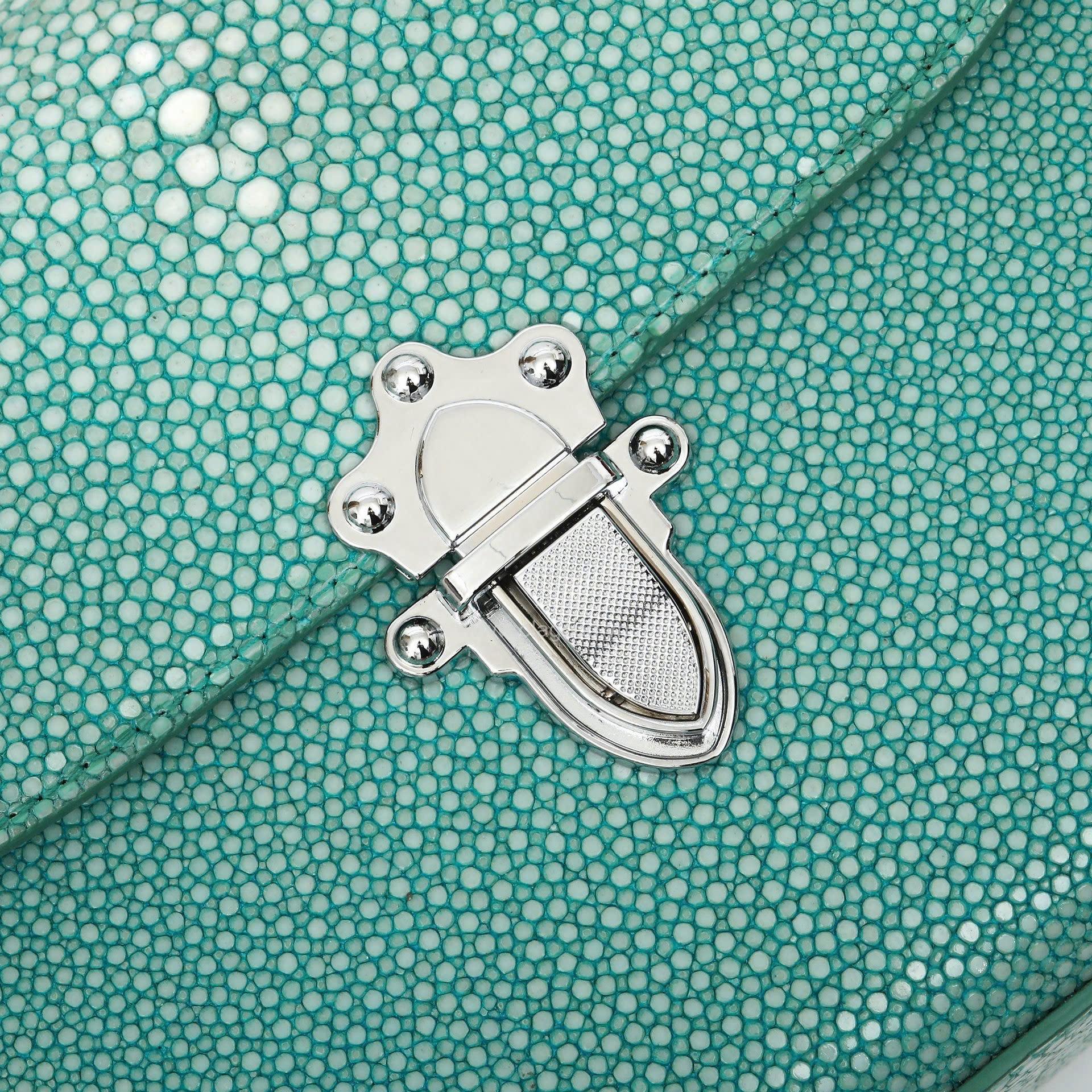 Túi xách nữ da cá đuối - TXND027D - Hình ảnh 10