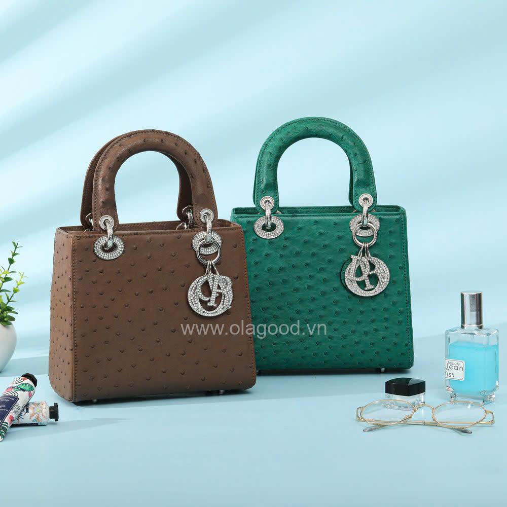 Túi xách nữ đà điểu nhập khẩu - TXF0229D - Hình ảnh 22