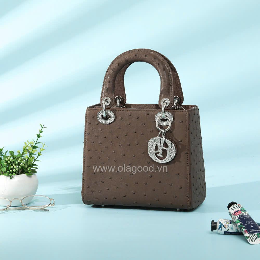 Túi xách nữ đà điểu nhập khẩu - TXF0229D - Hình ảnh 23