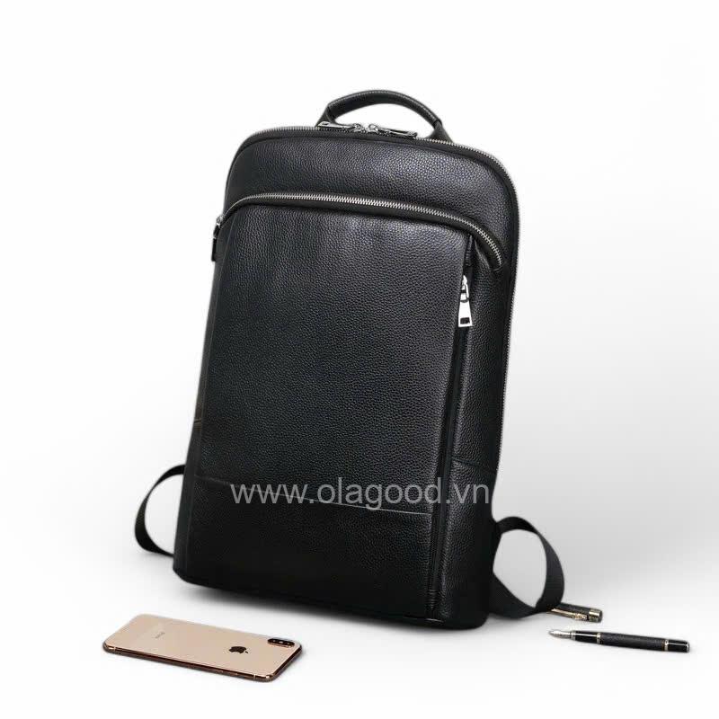 Balo công sở - dã ngoại da bò cao cấp - BL012B - Hình ảnh 4