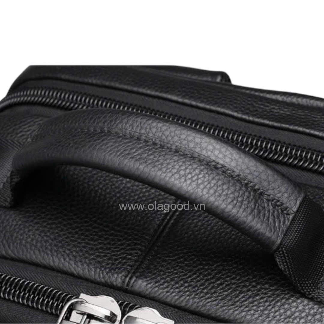 Balo du lịch da bò cao cấp - BL011B - Hình ảnh 10