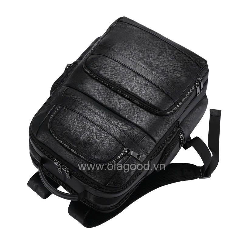 Balo du lịch da bò cao cấp - BL011B - Hình ảnh 5