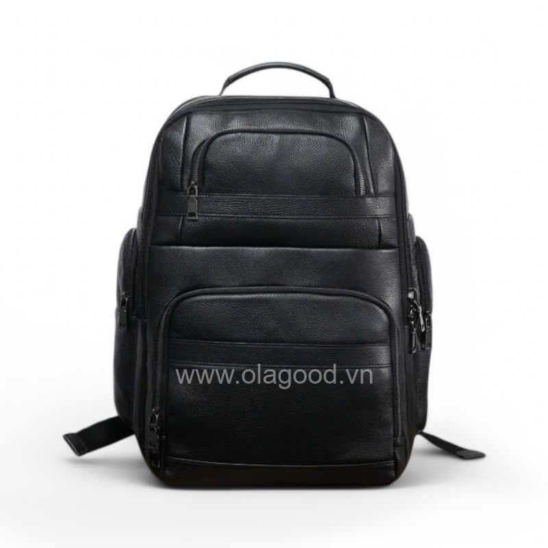 Balo du lịch da bò cao cấp - BL011B - Hình ảnh 4