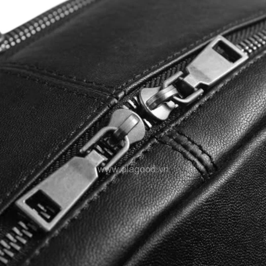 Balo du lịch nam da bò cao cấp - BL016B - Hình ảnh 9