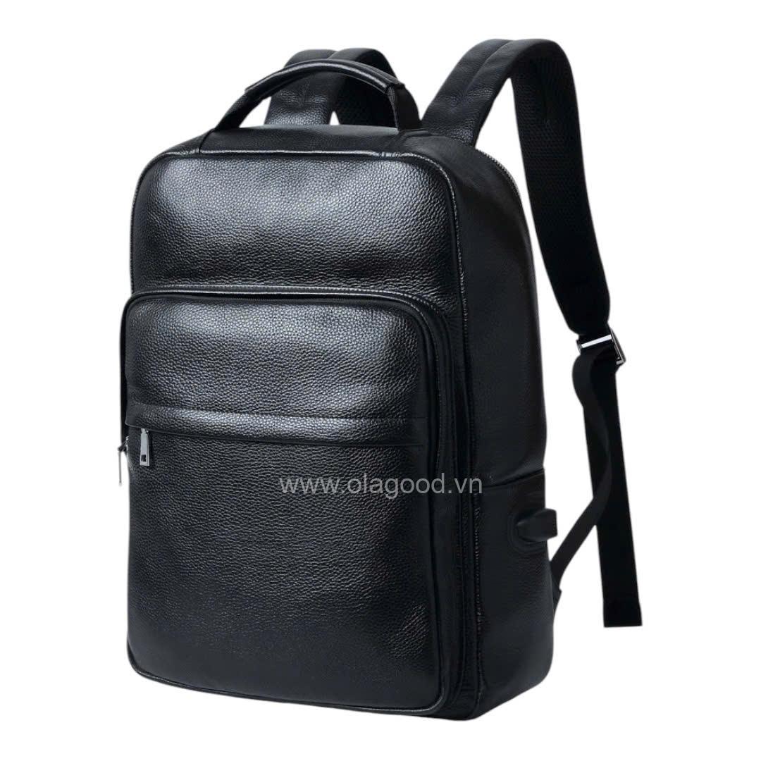 Balo nam công sở da bò cao cấp - BL017B - Hình ảnh 3