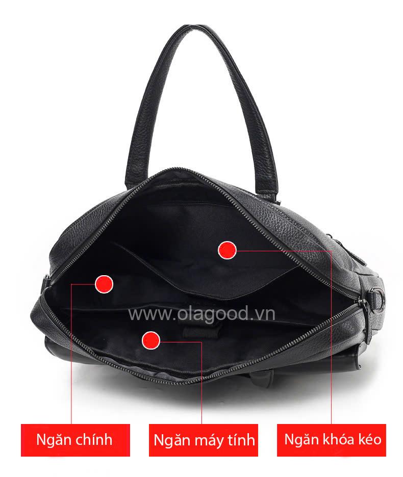 Cặp da laptop nam công sở - LT0115B - Hình ảnh 8