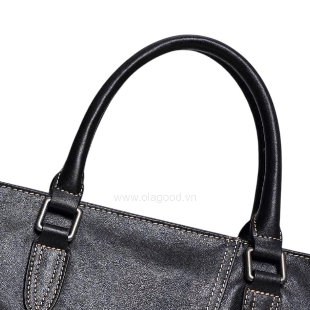 Cặp laptop công sở nam da bò cao cấp - LT0111B - Hình ảnh 12