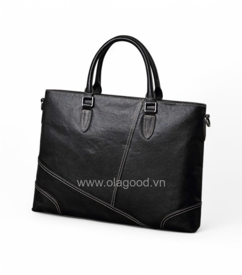 Cặp laptop công sở nam da bò cao cấp - LT0111B - Hình ảnh 6