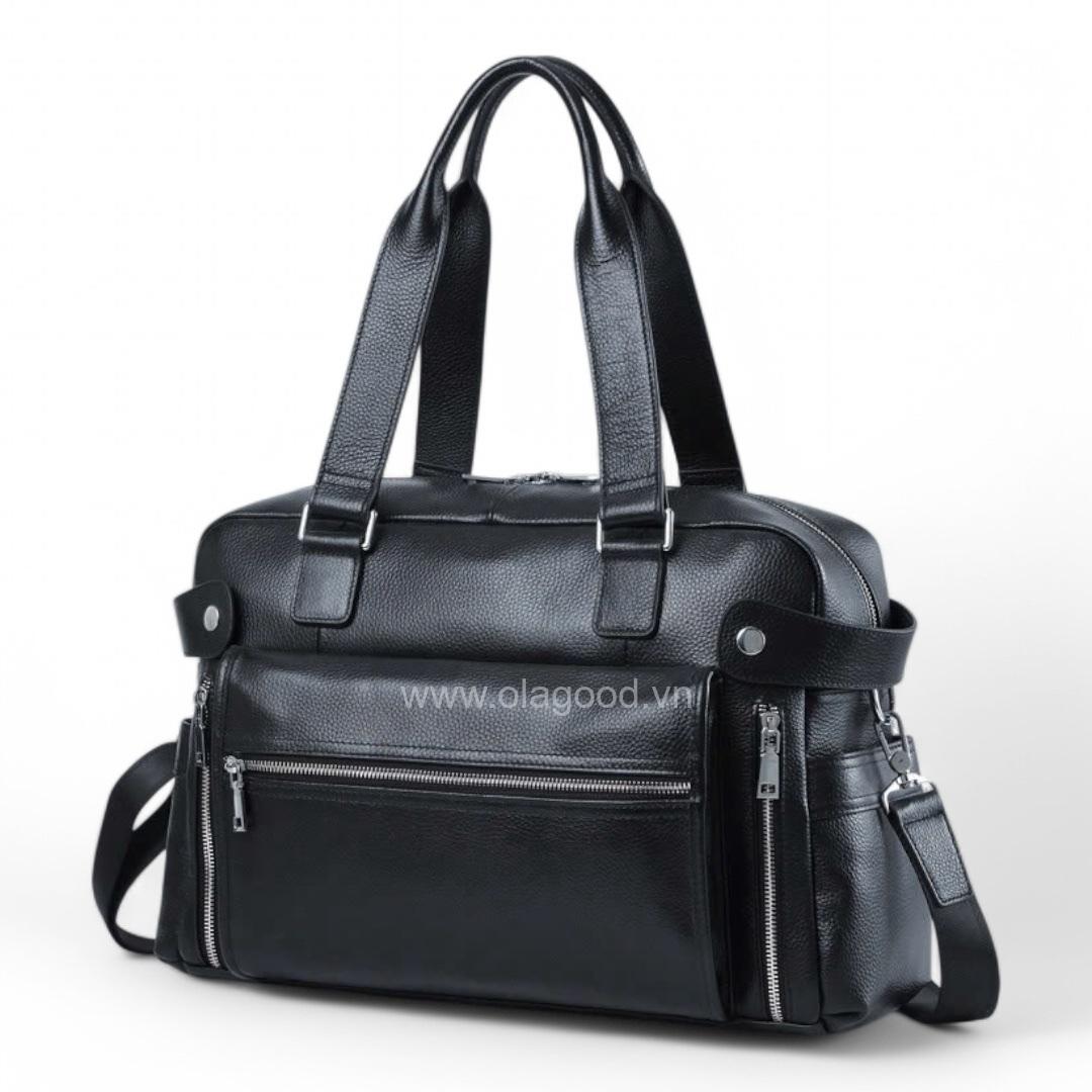 Túi xách du lịch nam da bò cao cấp - LT0110B - Hình ảnh 6