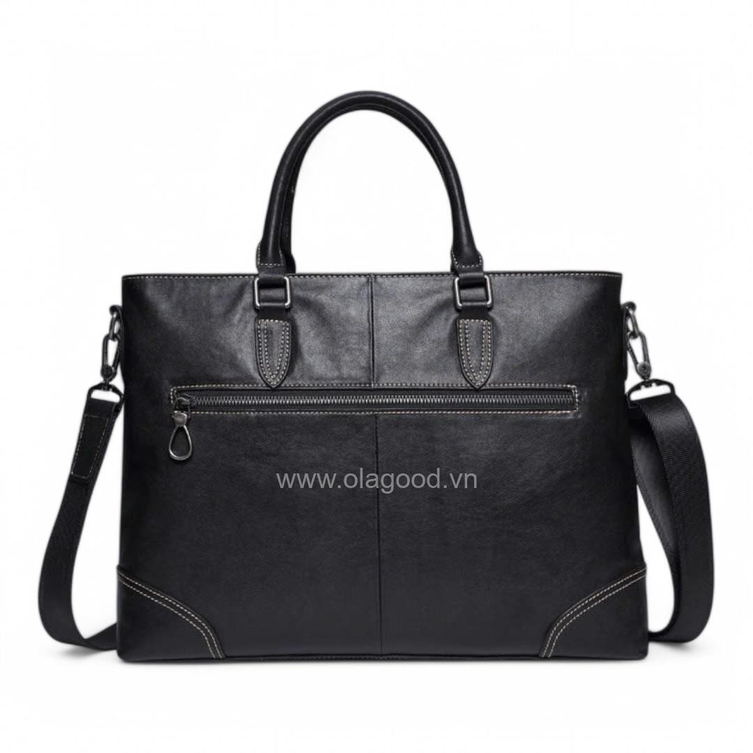 Cặp laptop công sở nam da bò cao cấp - LT0111B - Hình ảnh 3