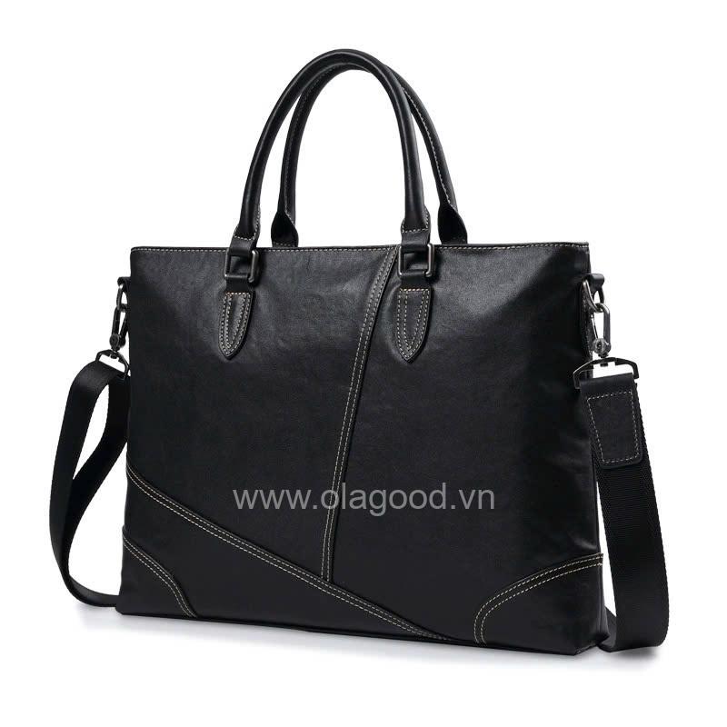 Cặp laptop công sở nam da bò cao cấp - LT0111B - Hình ảnh 4