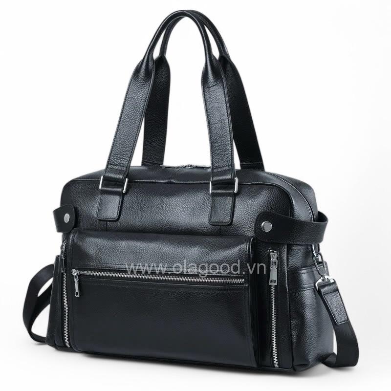 Túi xách du lịch nam da bò cao cấp - LT0110B - Hình ảnh 4