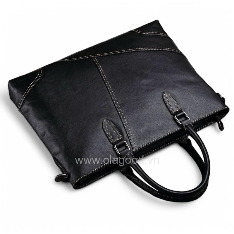Cặp laptop công sở nam da bò cao cấp - LT0111B - Hình ảnh 5