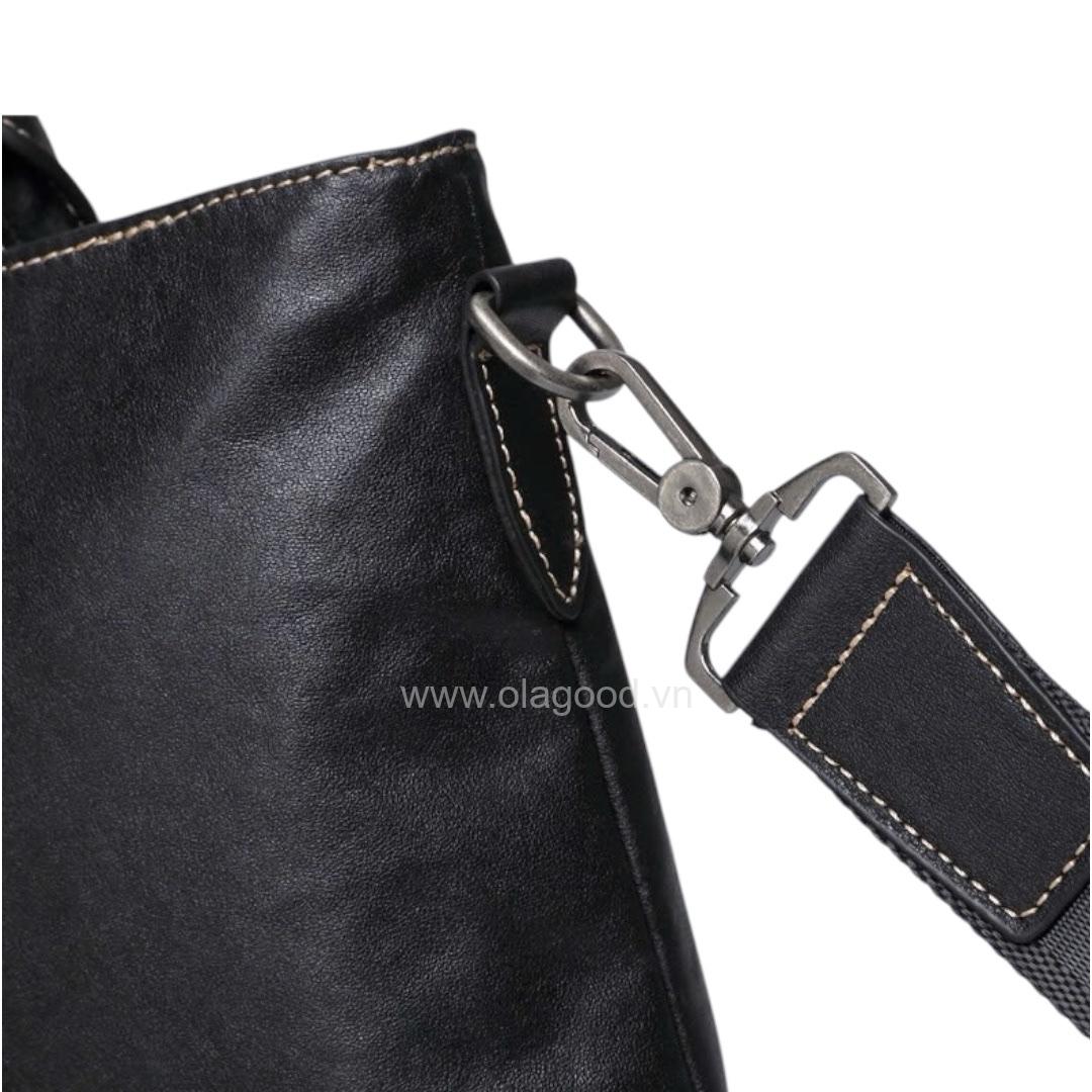 Cặp laptop công sở nam da bò cao cấp - LT0111B - Hình ảnh 11