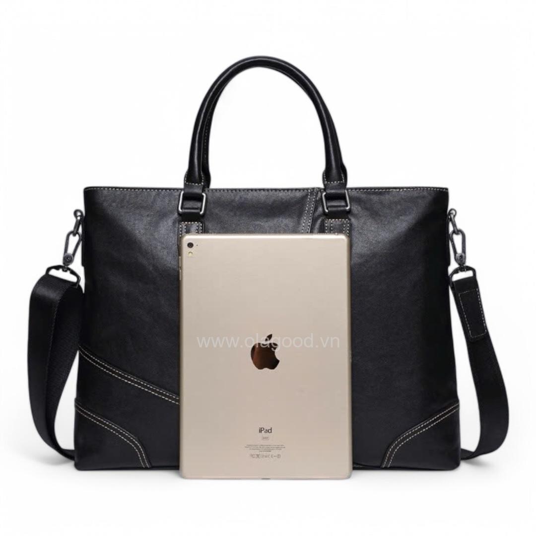 Cặp laptop công sở nam da bò cao cấp - LT0111B - Hình ảnh 7