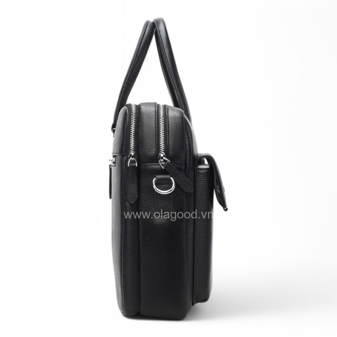 Cặp laptop nam da bò cao cấp - LT0114B - Hình ảnh 9