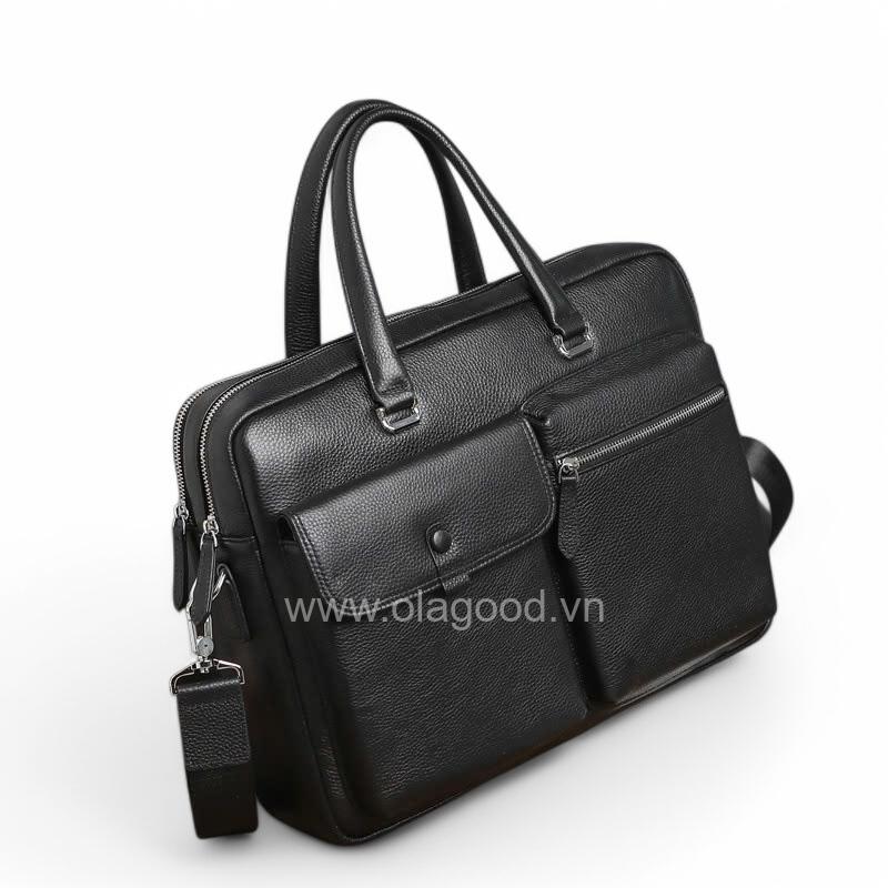 Cặp laptop nam da bò cao cấp - LT0114B - Hình ảnh 5