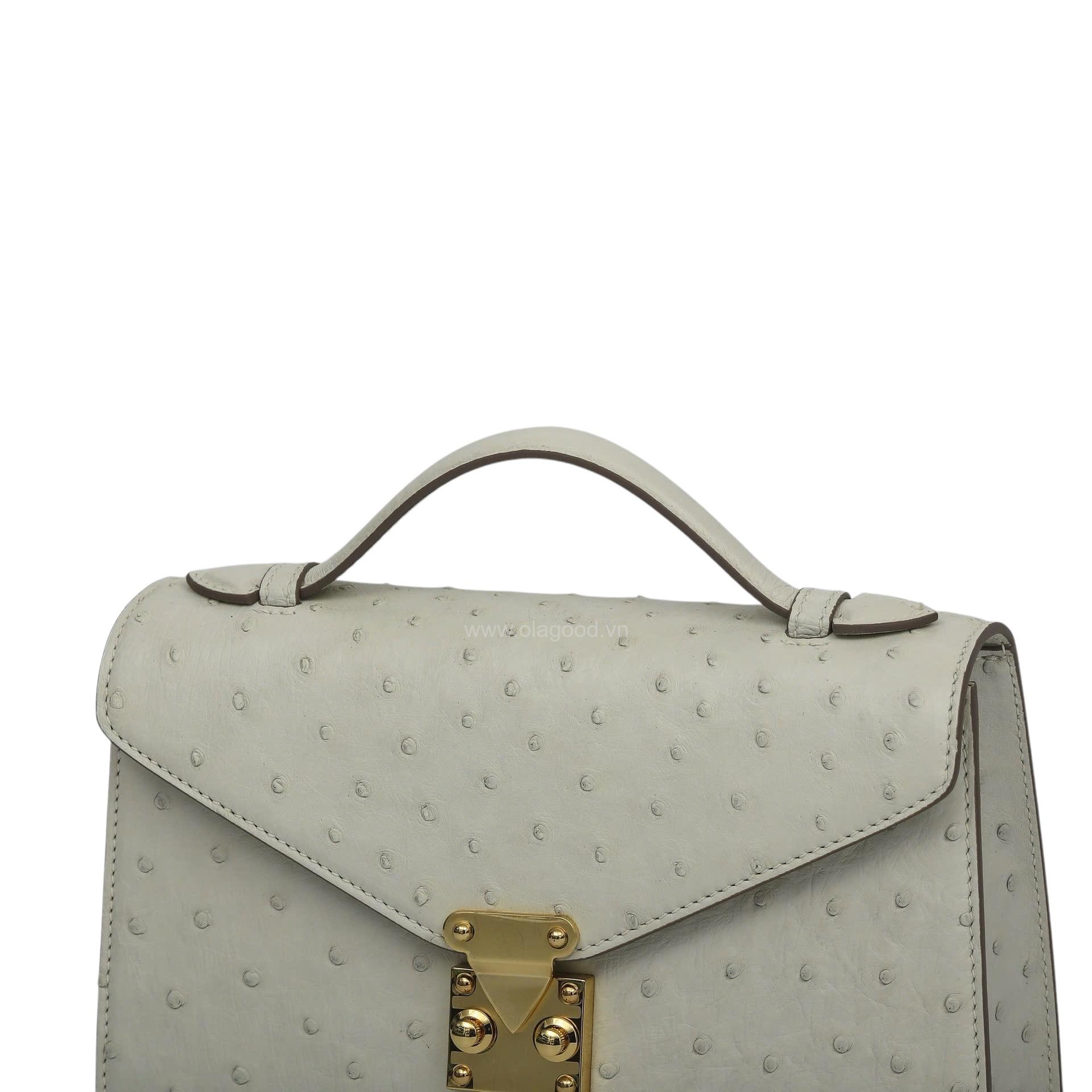 Túi da đà điểu nữ - TXF0216D - Hình ảnh 12