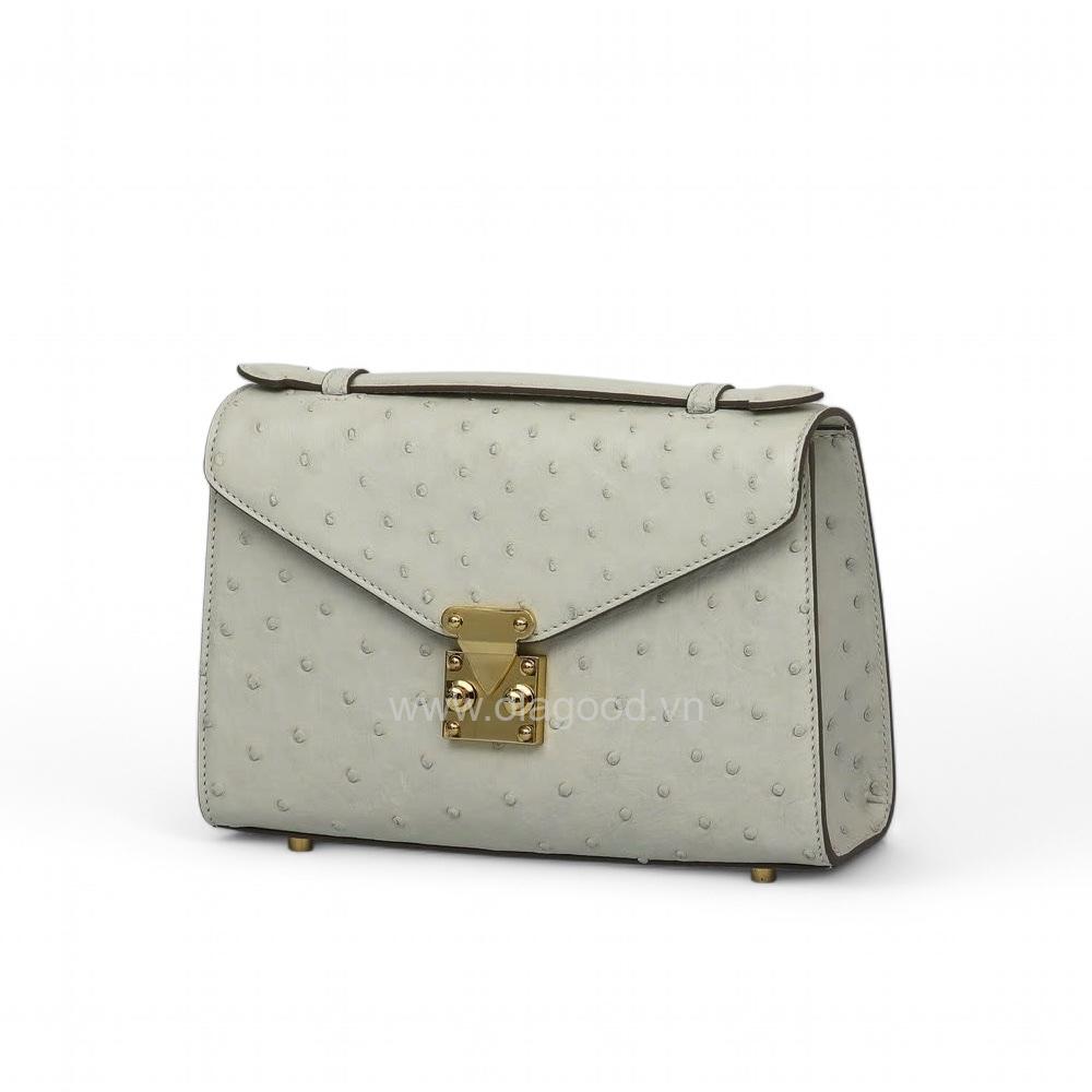 Túi da đà điểu nữ - TXF0216D - Hình ảnh 6