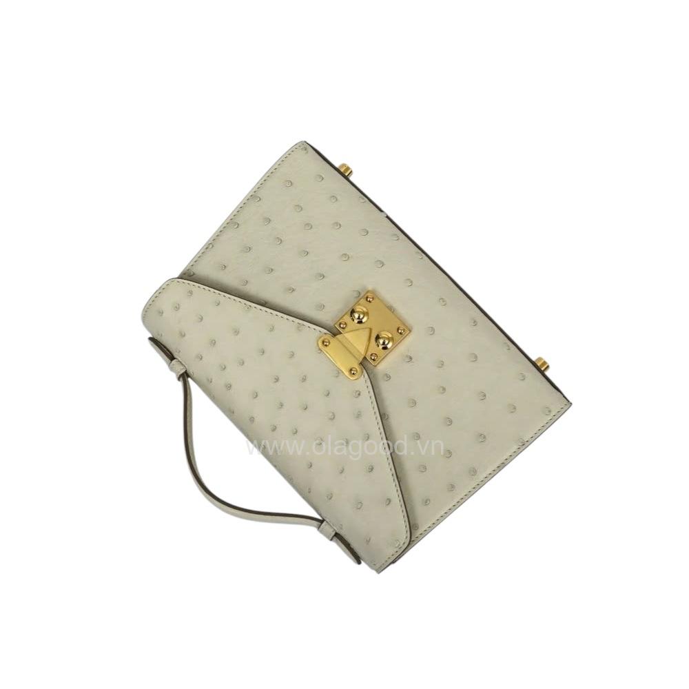 Túi da đà điểu nữ - TXF0216D - Hình ảnh 8