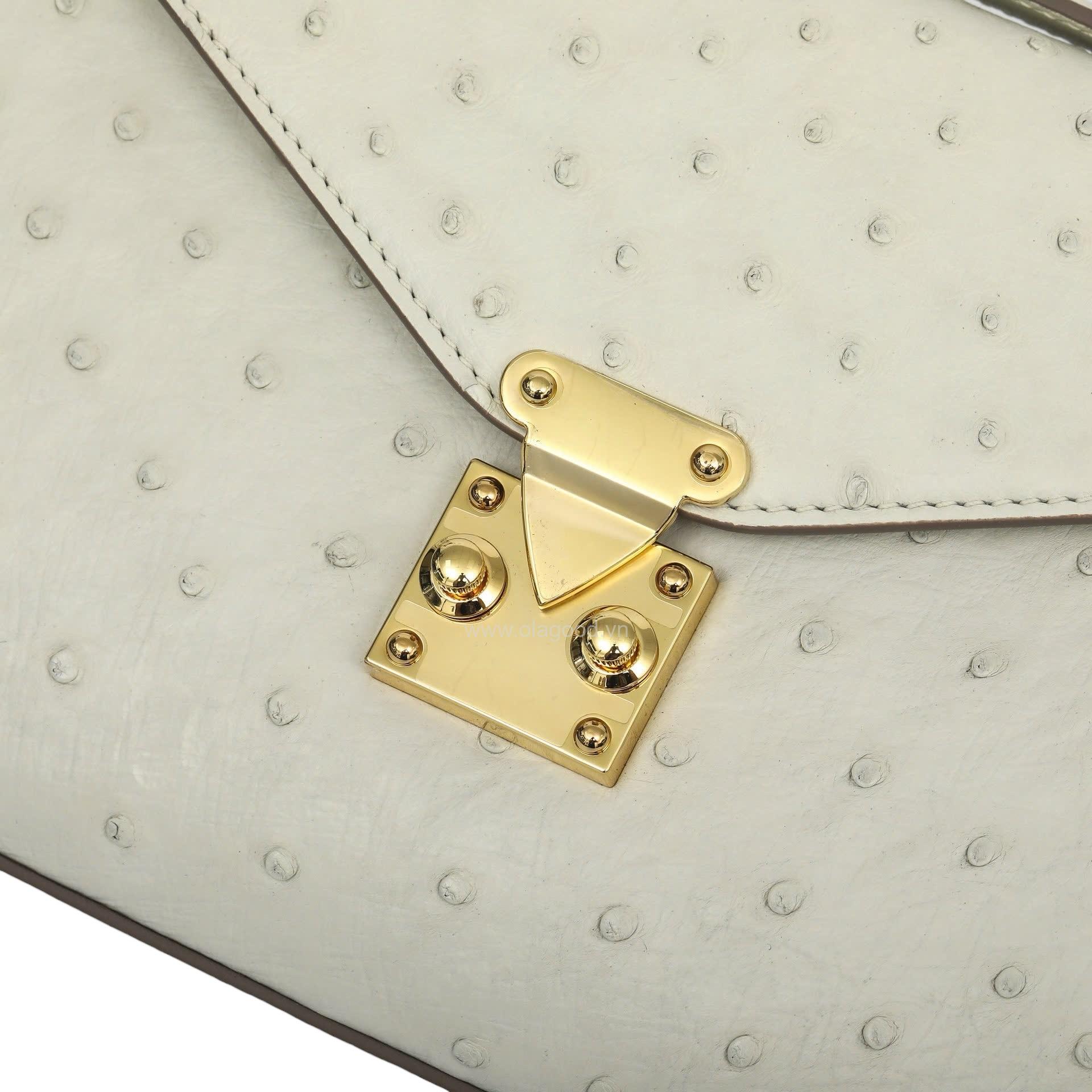 Túi da đà điểu nữ - TXF0216D - Hình ảnh 14