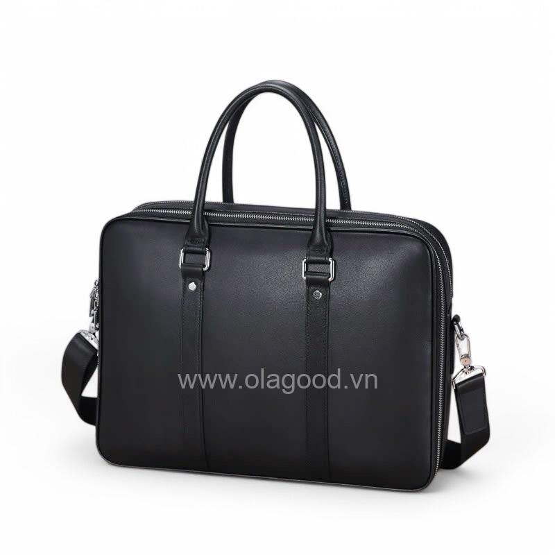 Túi đựng laptop nam công sở da bò cao cấp - LT0112B - Hình ảnh 3