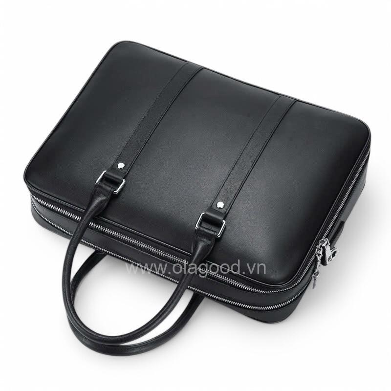 Túi đựng laptop nam công sở da bò cao cấp - LT0112B - Hình ảnh 5