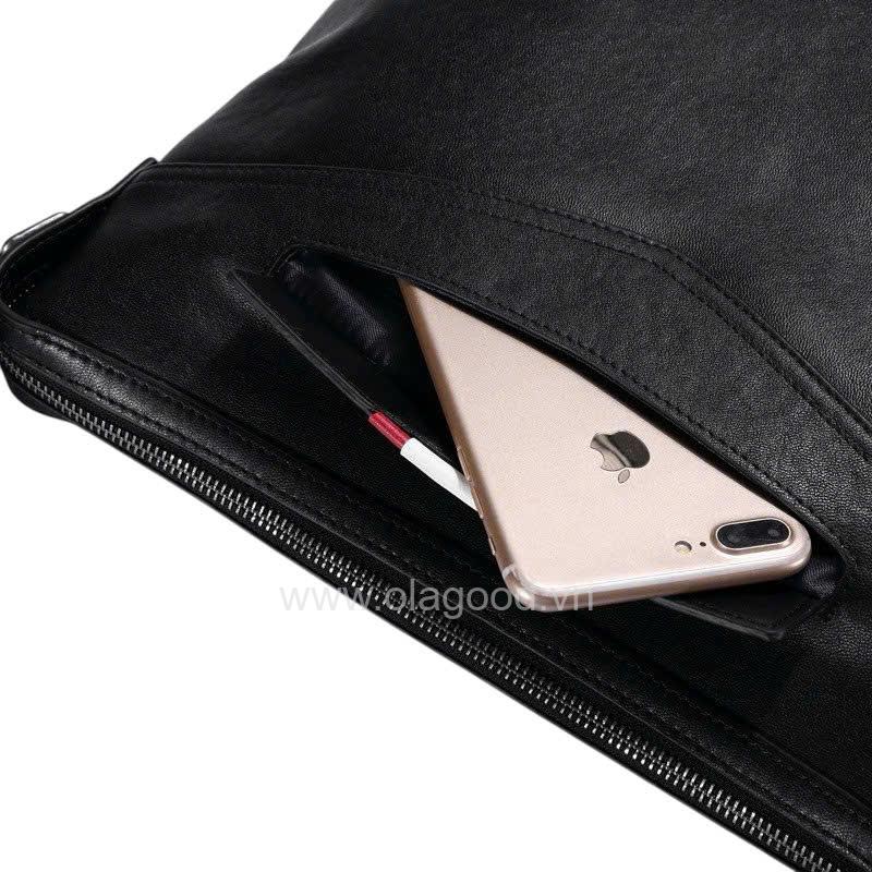 Túi nam đeo vai da bò cao cấp - DV013B - Hình ảnh 9