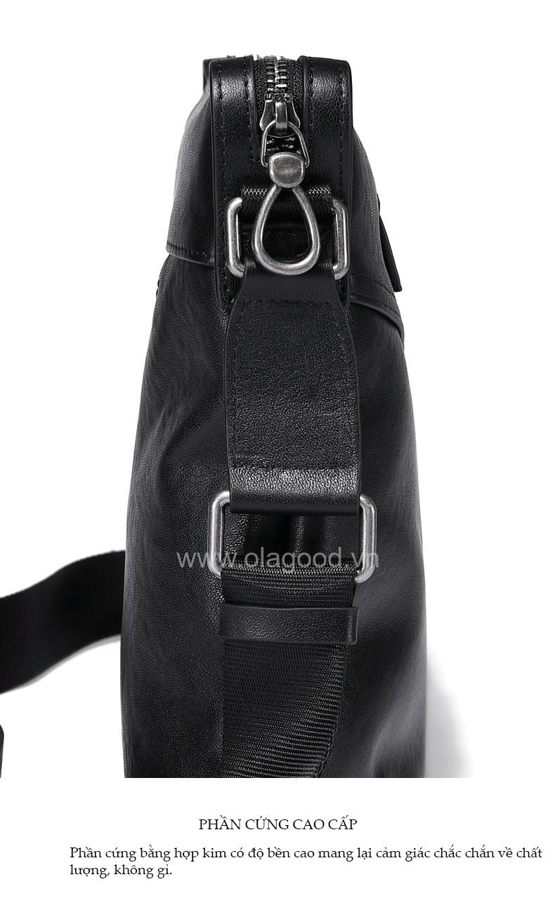 Túi nam đeo vai da bò cao cấp - DV013B - Hình ảnh 11