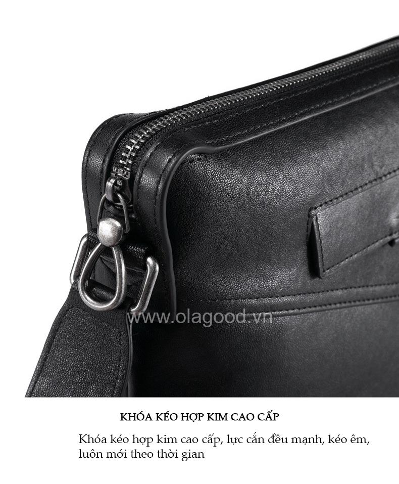Túi nam đeo vai da bò cao cấp - DV013B - Hình ảnh 12