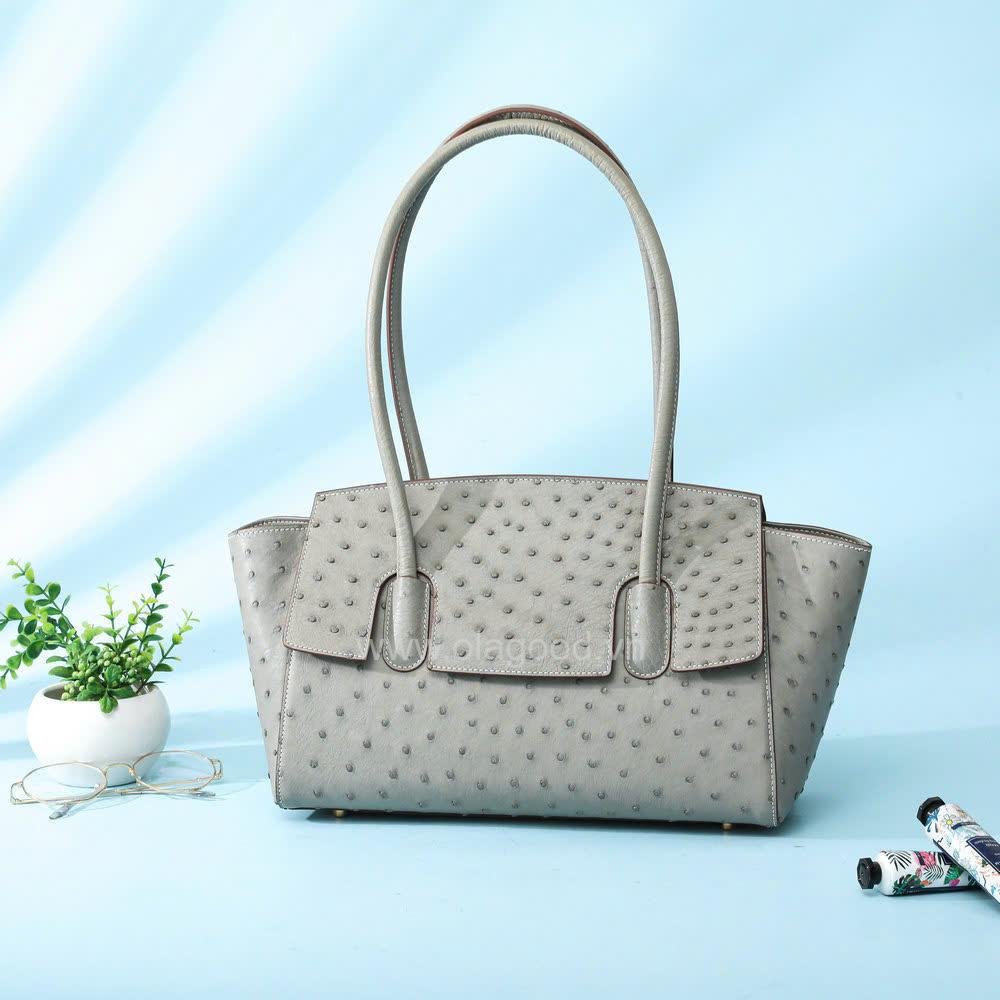 Túi nữ da đà điểu cao cấp - TXF0228D - Hình ảnh 13