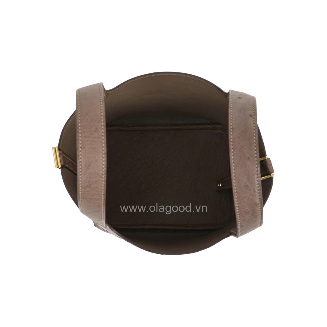 Túi nữ da đà điểu nhập khẩu - Khâu thủ công - TXF0232D - Hình ảnh 16