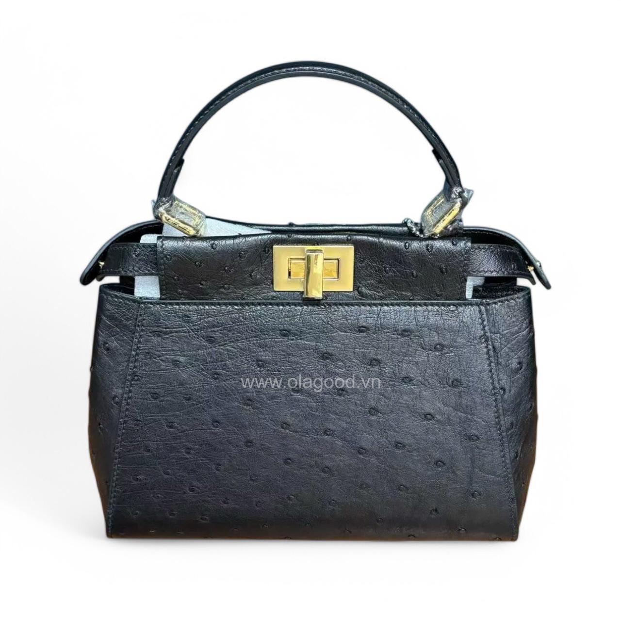 Túi nữ đà điểu cao cấp - TXF0226D - Hình ảnh 8