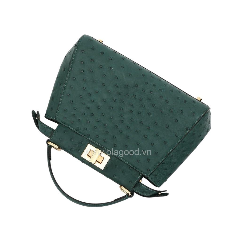 Túi nữ đà điểu cao cấp - TXF0226D - Hình ảnh 10