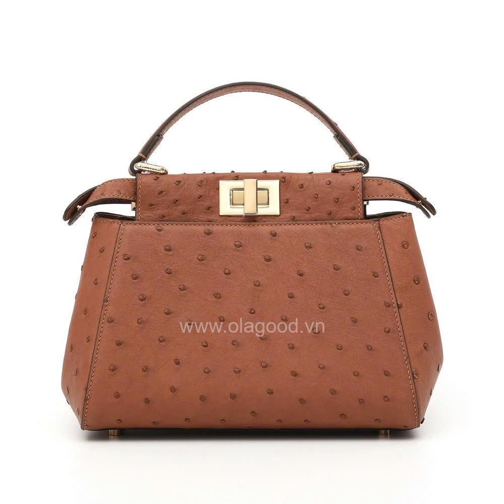 Túi nữ đà điểu cao cấp - TXF0226D - Hình ảnh 3